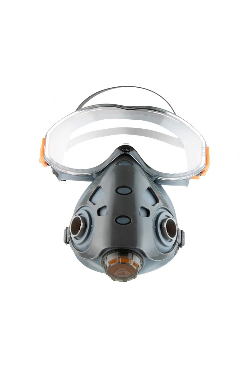 Полумаска Jeta Safety 9500 Air Optics с интегрированными очками (термопласт)